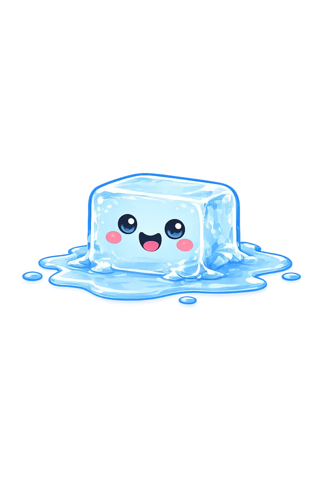 Ice Block Plus mascot